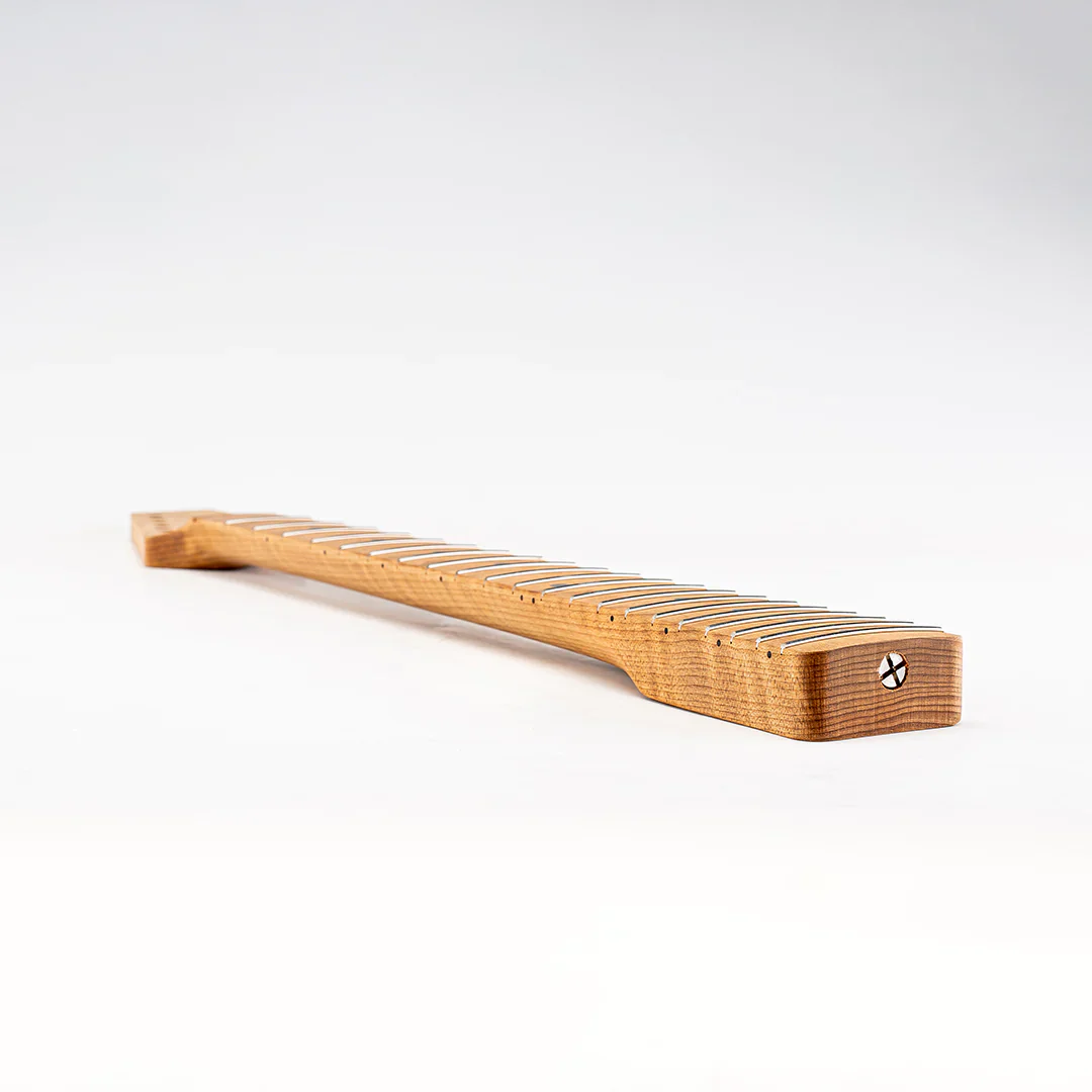 Allparts Select Half Paddle AAA+ Roasted Flame Maple "VIN-MOD" Neck  - Unfinished - Image 9