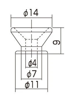 Strap Buttons with Screws, Pack of 2 - Image 5