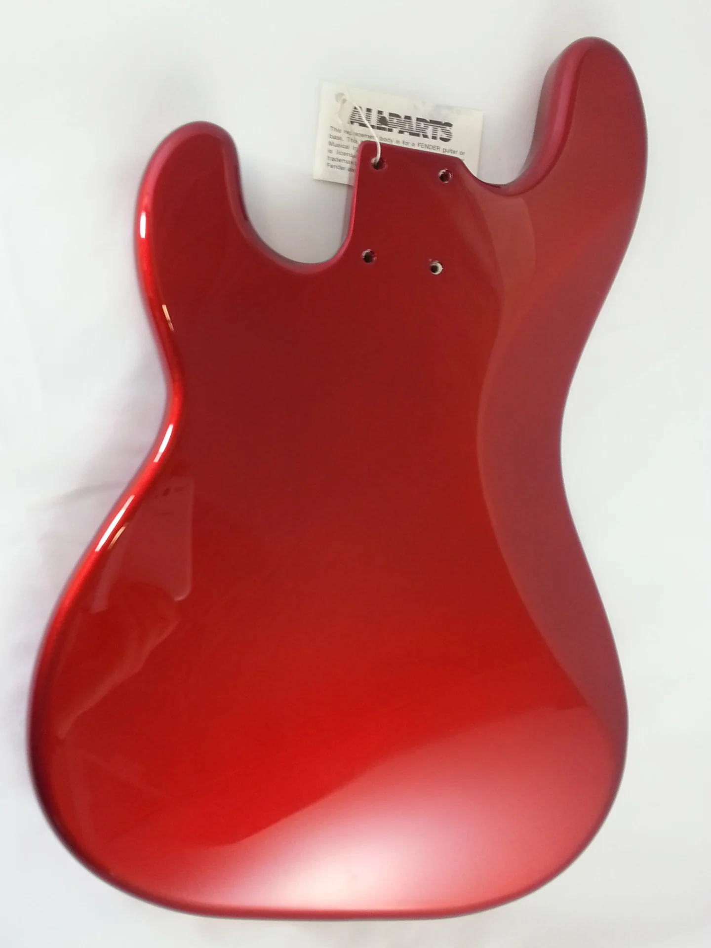 P Bass Replacement Body with Polyurethane Finish -  Candy Apple Red - Image 2