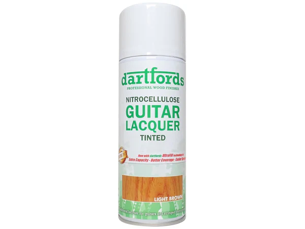 Dartford's Nitrocellulose Guitar Lacquer Aerosol, Tinted See-Through, 400ml Aerosol - Image 12