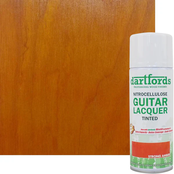 Dartford's Nitrocellulose Guitar Lacquer Aerosol, Tinted See-Through, 400ml Aerosol - Image 19