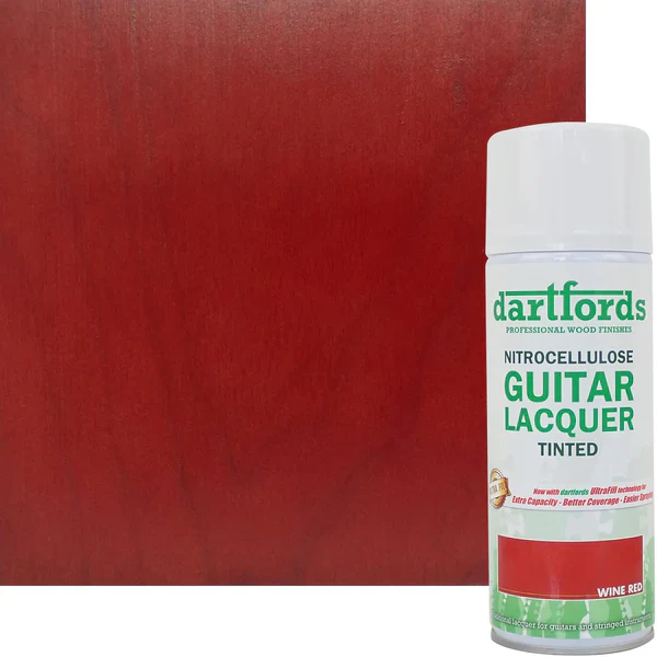 Dartford's Nitrocellulose Guitar Lacquer Aerosol, Tinted See-Through, 400ml Aerosol - Image 26