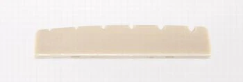 GraphTech nut for acoustic guitar - slotted - 1-23/32 inch wide - Image 2
