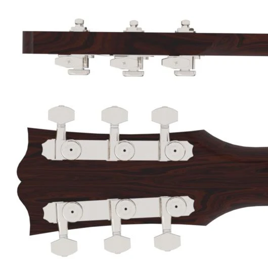Hipshot 3+3 GripLock Closed Locking Guitar Tuner Upgrade Kit - Image 4