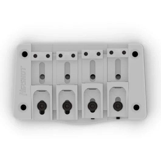 Hipshot 4 String TransTone Bass Bridge - Image 5