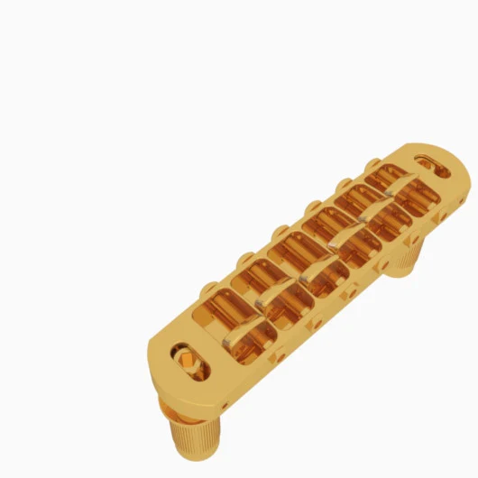 Hipshot 6 String Tone-A-Matic Guitar Bridge and Tailpiece - Image 19
