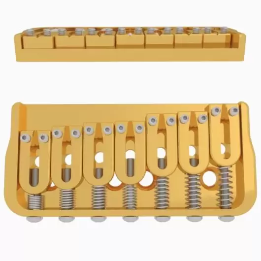 Hipshot 7 String Fixed Guitar Bridge - Image 5