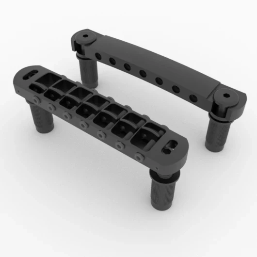Hipshot 7 String Tone-A-Matic Guitar Bridge And Tailpiece - Image 14