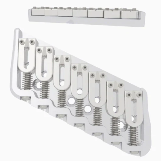 Hipshot Multi-Scale Fixed Guitar Bridge, 7 String - Image 47