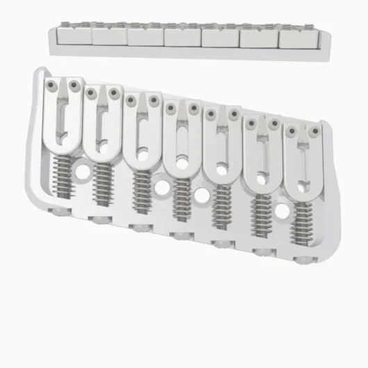 Hipshot Multi-Scale Fixed Guitar Bridge, 7 String - Image 5