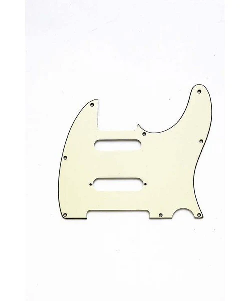 Pickguard for Tele, Cut for Strat Pickup in Middle, 8 Screwholes - Image 4