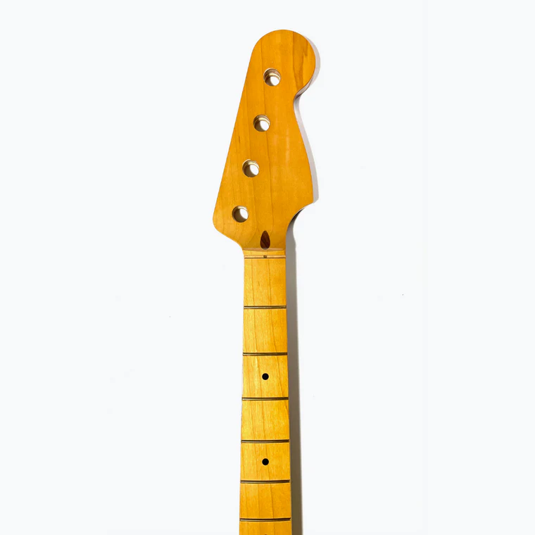 Replacement Neck for P-Bass, Solid Maple, With Finish - Image 3