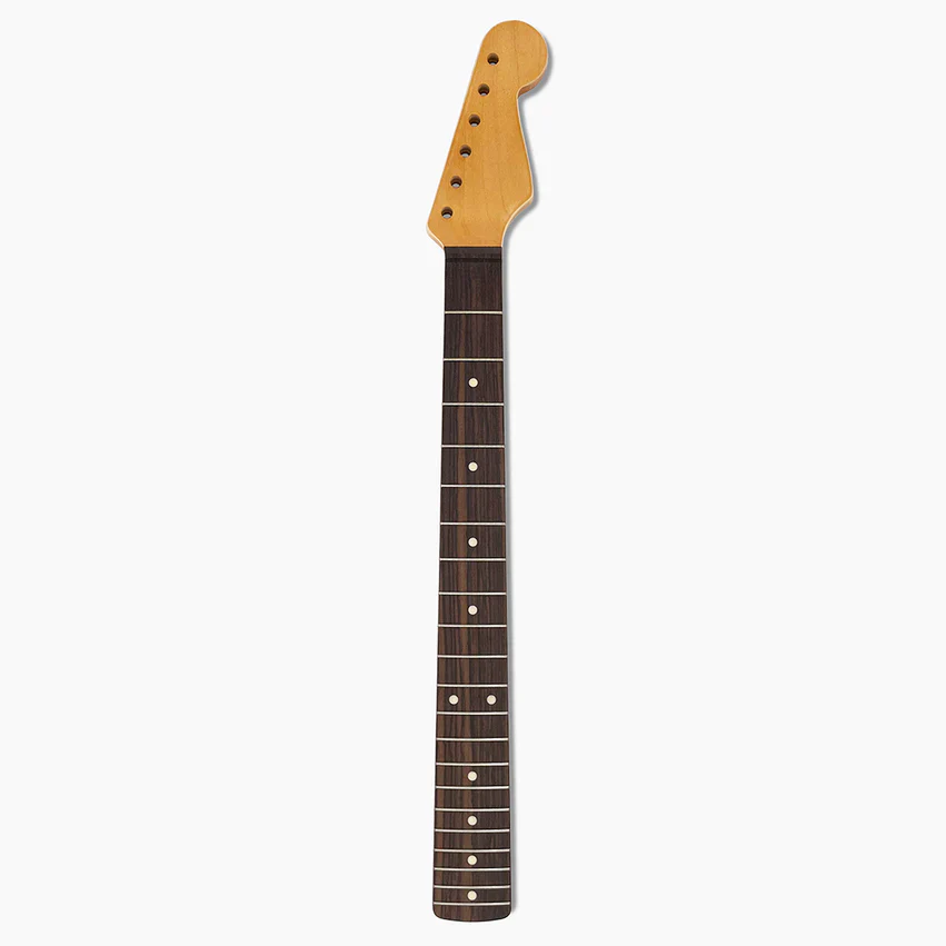 Replacement Satin Finish Neck for Strat, Maple with Rosewood Fingerboard, 21 tall frets - Image 2
