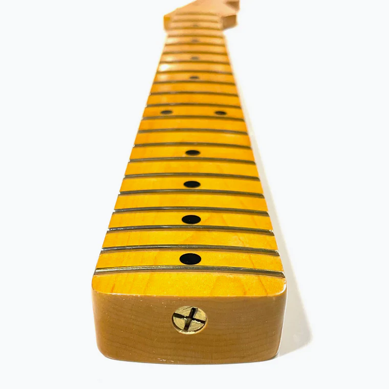 Guitar neck - Replacement neck for Strat® - solid maple - with finish - chunky - Image 3