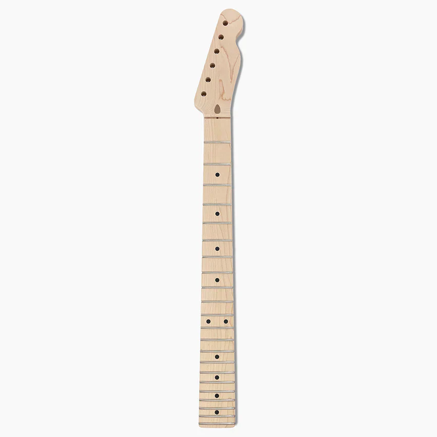 Replacement Neck for Telecaster, Solid Maple, 22 Frets, No finish - Image 2