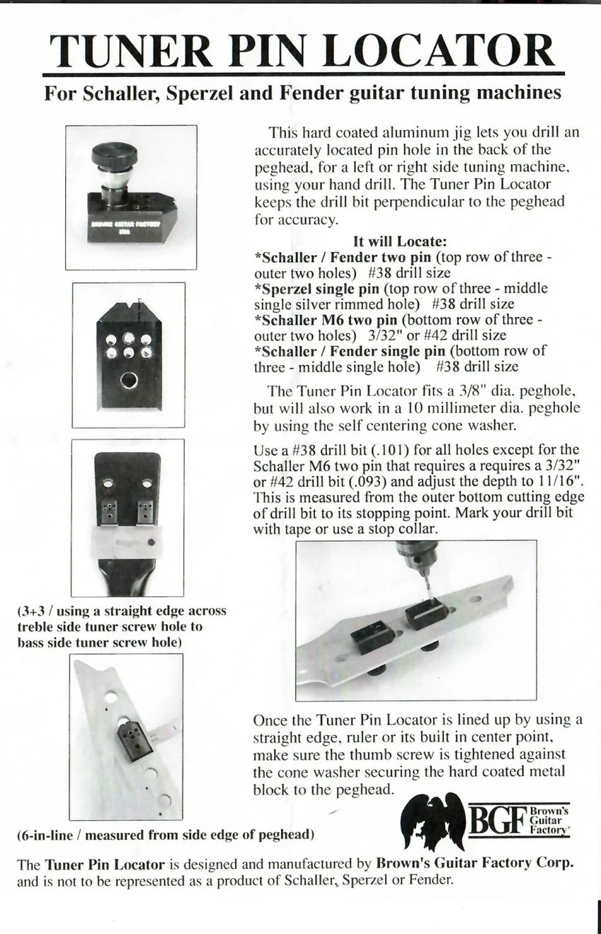 Tuner Pin Drill Jig - Image 3